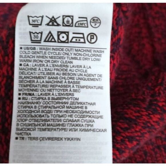 GAP RED & NAVY SWEATER SZ.S EUC. - Picture 9 of 9